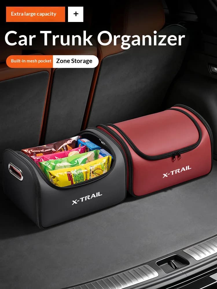 Car Trunk Organizing And Storage Box Large-capacity organizing and storage bag For Nissan X-TRAIL Automotive supplies