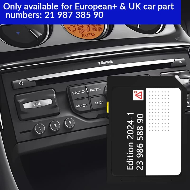 UE e Regno Unito per Peugeot RNEG MY WAY Mappe di navigazione Scheda SD Mappe di schede SD GPS 2023