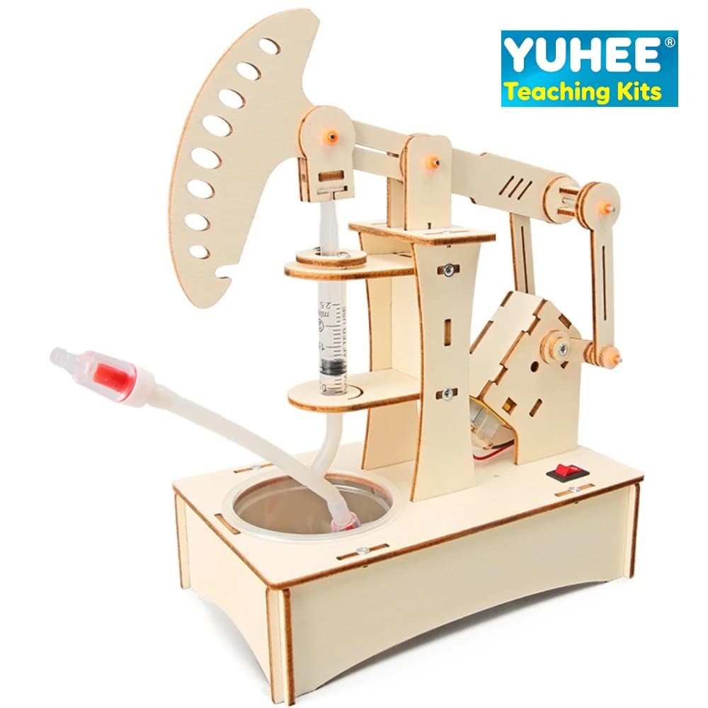 Kit jack per pompa olio fai-da-te Giocattolo per esperimenti scientifici per bambini Studenti della scuola primaria Set di materiali artigianali educativi STEM fatti a mano