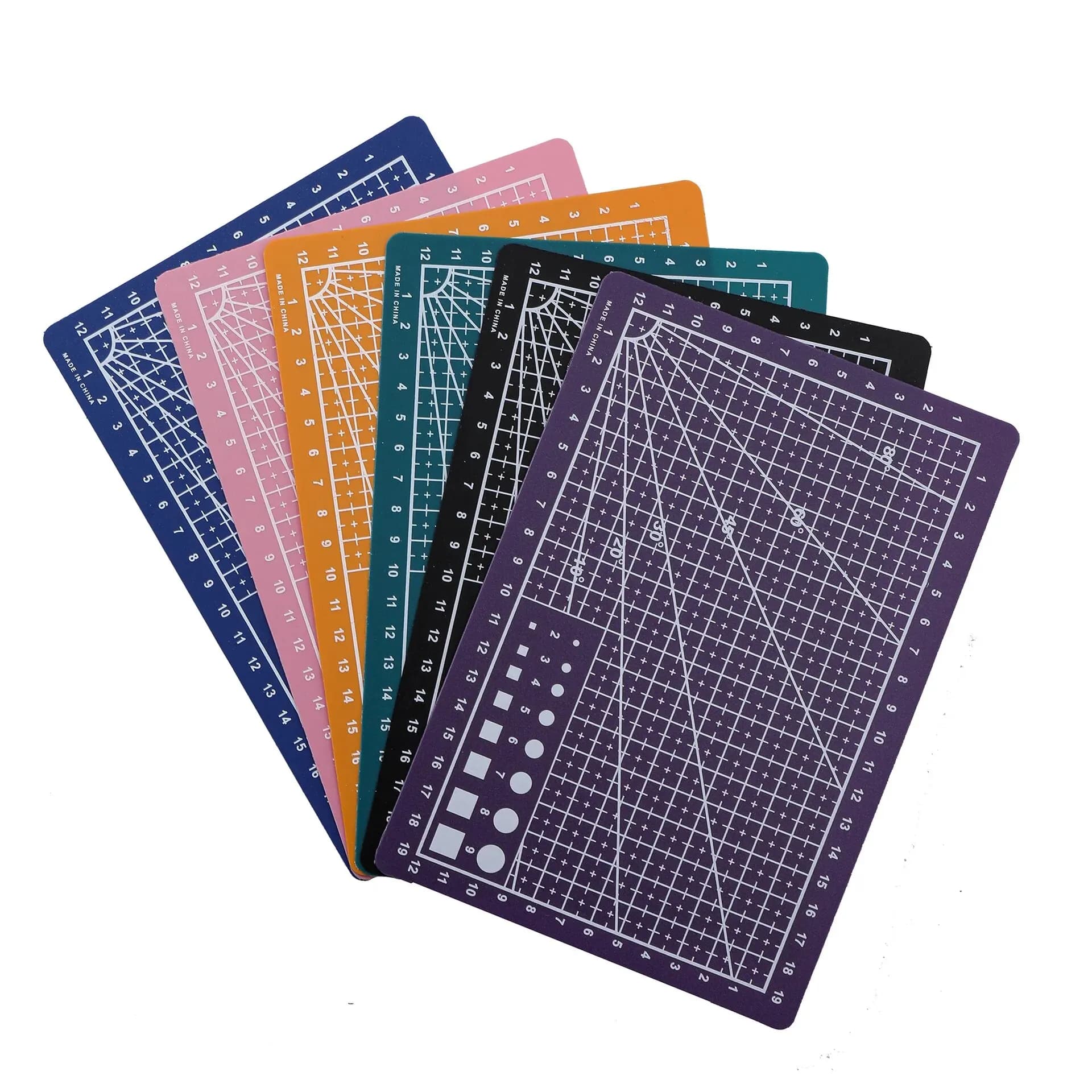 1 pz A5 PVC Tappetino da taglio Tagliere Banco da lavoro Patchwork Cucito Manuale Coltello fai da te Incisione Pelle Singolo lato Sottostrato