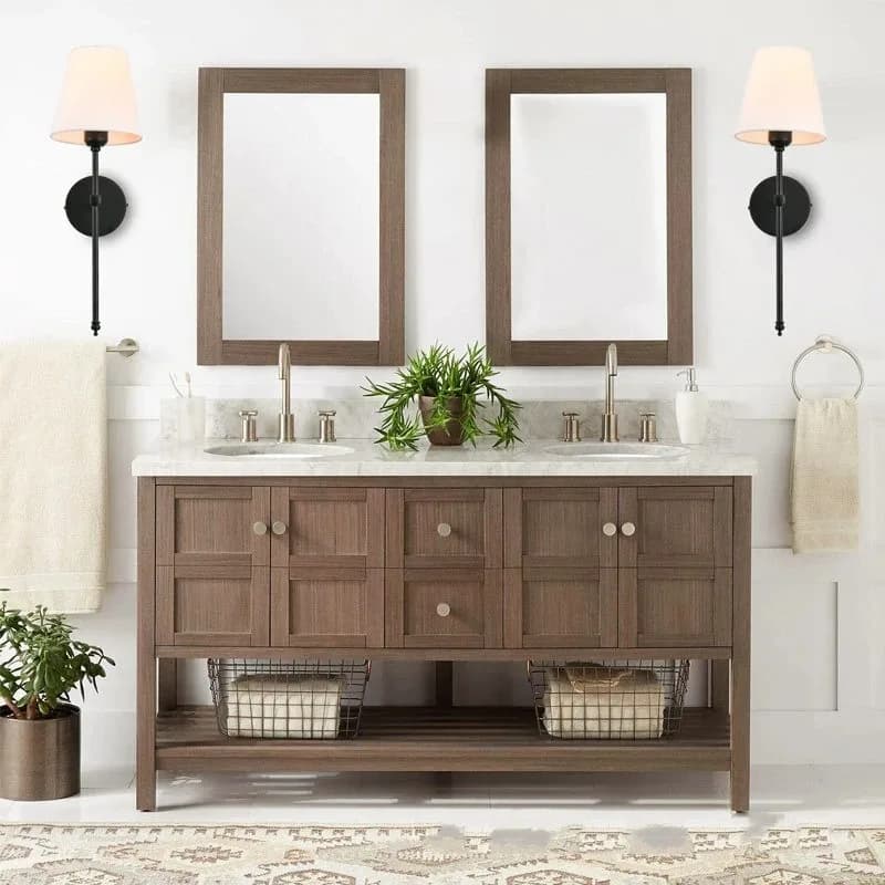 Lampada da parete in tessuto nordico a LED Decorazione Specchio da bagno Camera da letto Corridoio Scala Applique moderne per apparecchio di illuminazione per interni