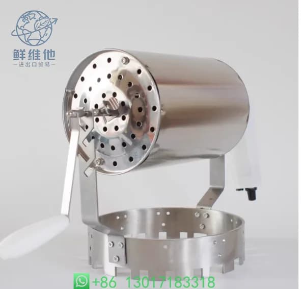 Hand Crank Coffee Roaster Manual Net Type Green Bean Roaster Compact Design