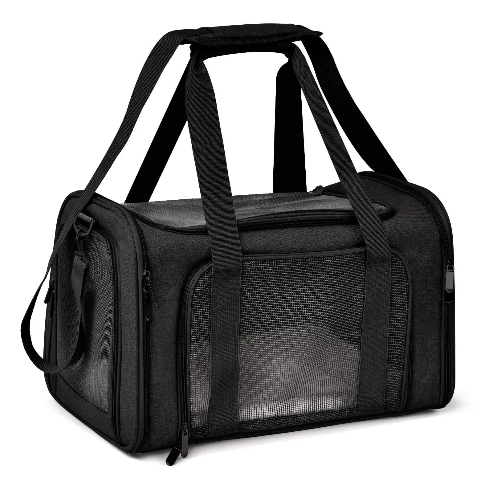 Borsa da trasporto per cani Zaino laterale morbido Trasportini per cuccioli e prodotti da viaggio Approvato dalla compagnia aerea in uscita per cani di piccola taglia Accessori per gatti