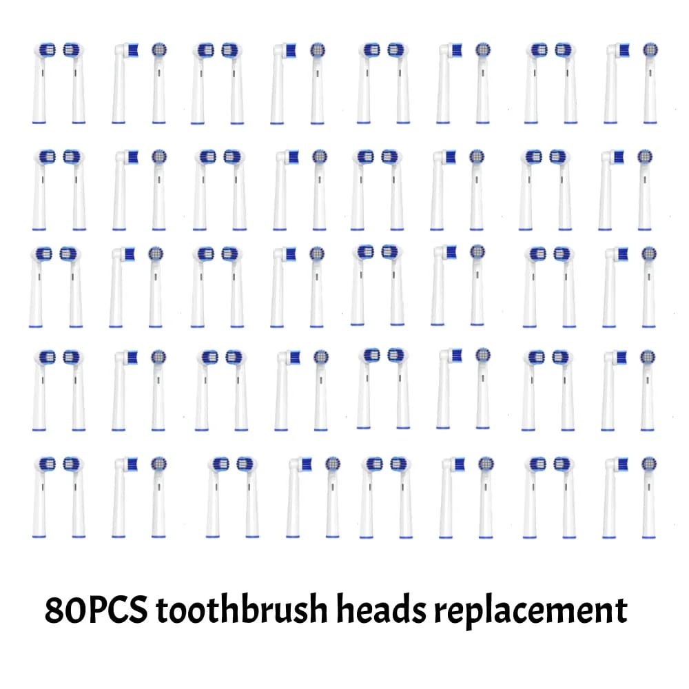 4/16/80 pz Set Electric Toothbrush Head For Oral B Sensible Replacement heads D25 D30 D32 D18 4739 3709 4728 YM-EB20