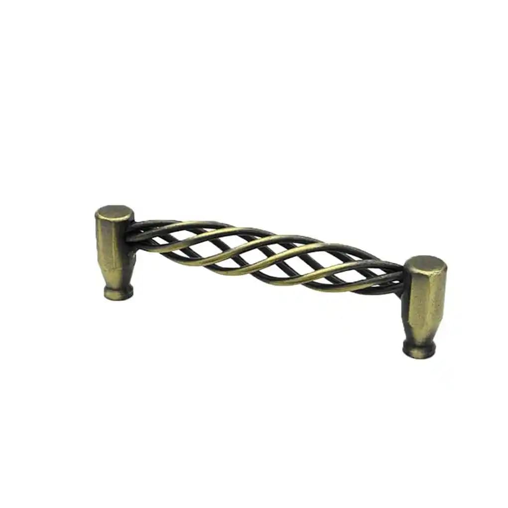 Gabbia per uccelli Vintage bronzo nero armadio armadio maniglie rotonde armadio cassetto armadio porta manopole in ferro