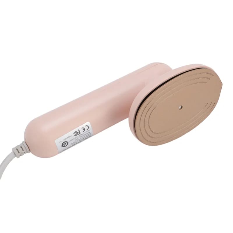 Ferro da Stiro a Vapore Portatile da Viaggio, Mini Vaporizzatore Manuale per Vestiti, Serbatoio d'Acqua Rimovibile da 60ml, Piastra Rivestita in Titanio, Funzione Stiratura a Secco