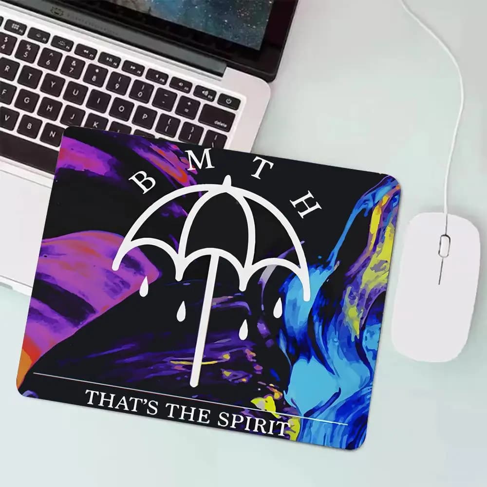 Bring Me To The Horizon Mouse Gifts Pad PC Computer Mouse Mat Laptop Mice Mousepad Writing Desk Mats Office Accessories 21x26 25
