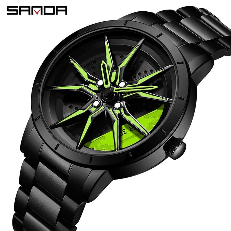 Men's Watches Brand Top Brand Fashion Rotating Wheel Dial 360 Degrees Casual Luxury Waterproof Sport Watches Quartz Relogio Masculine