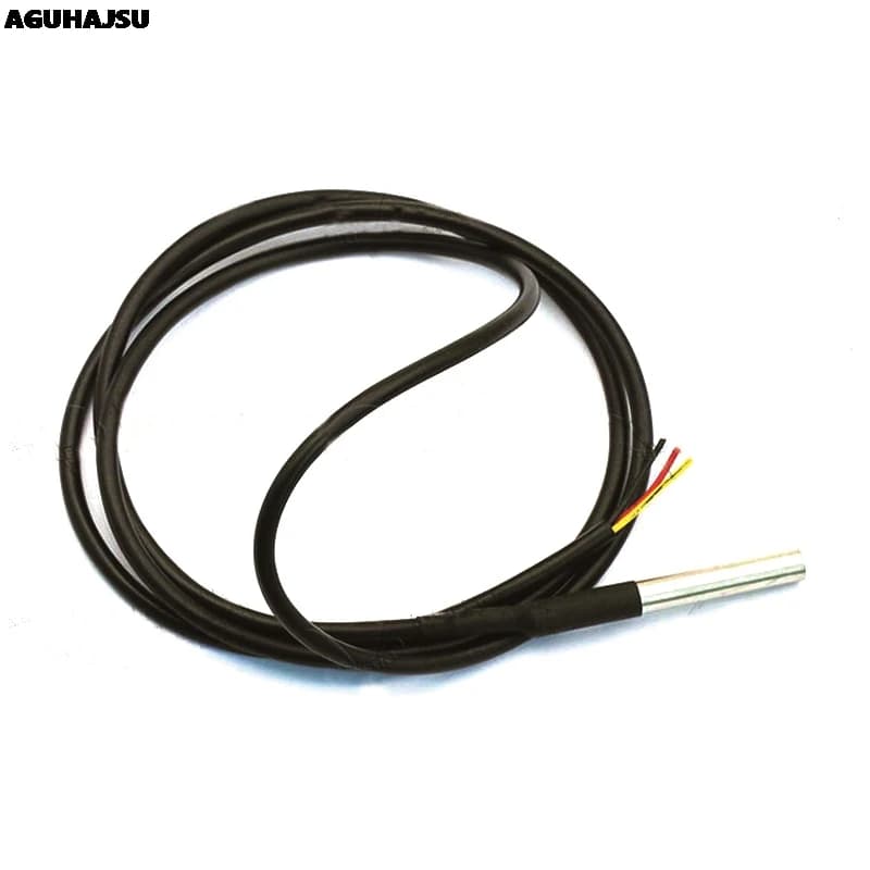 1PCS DS1820 Waterproof Stainless Steel Package DS18b20 Temperature Sensor Probe 18B20 for Arduino