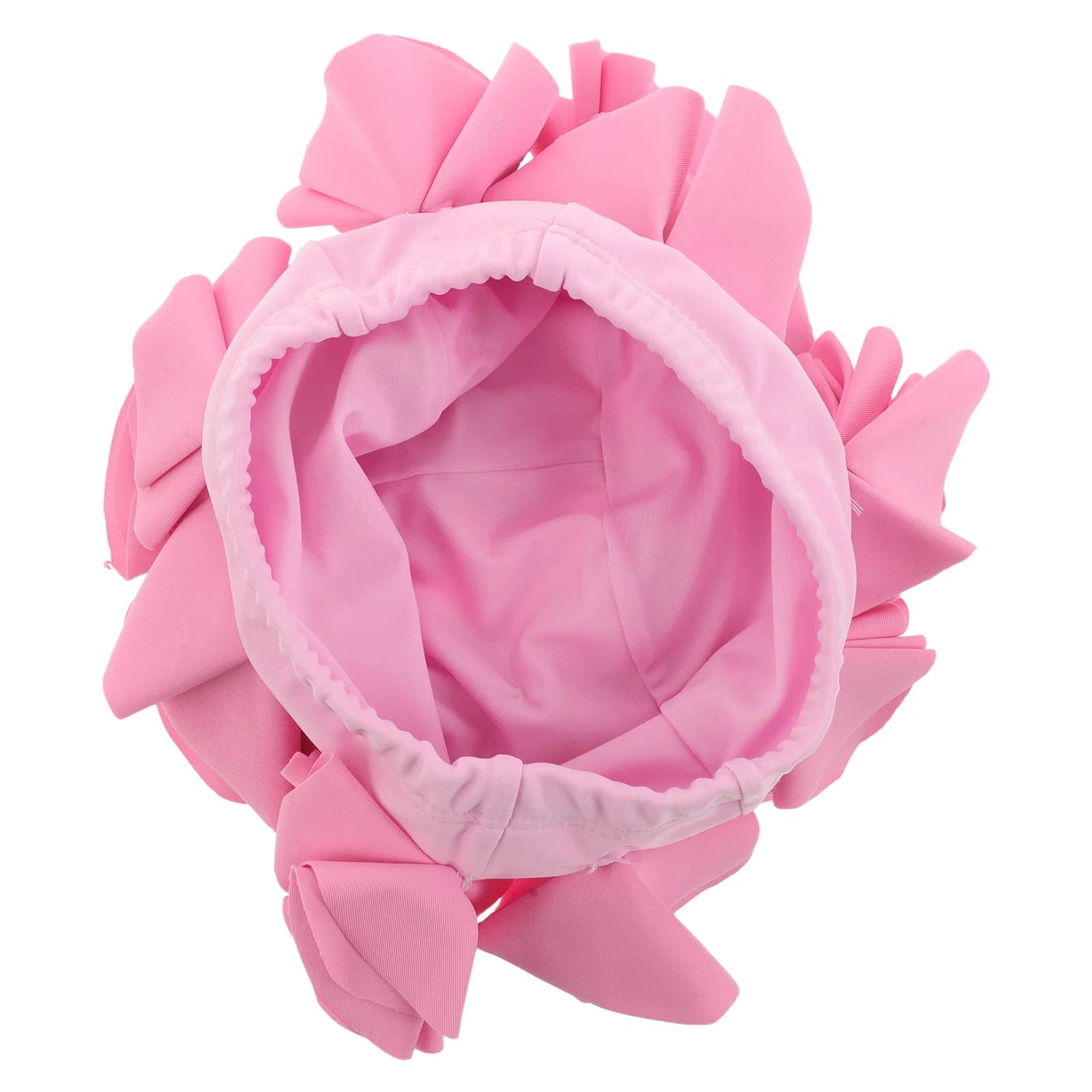 Floral Swimwear for Women 3D Floral Bathroom Headset Waterproof Elastic Bathtub for Long Hair - Pool Beach Summer