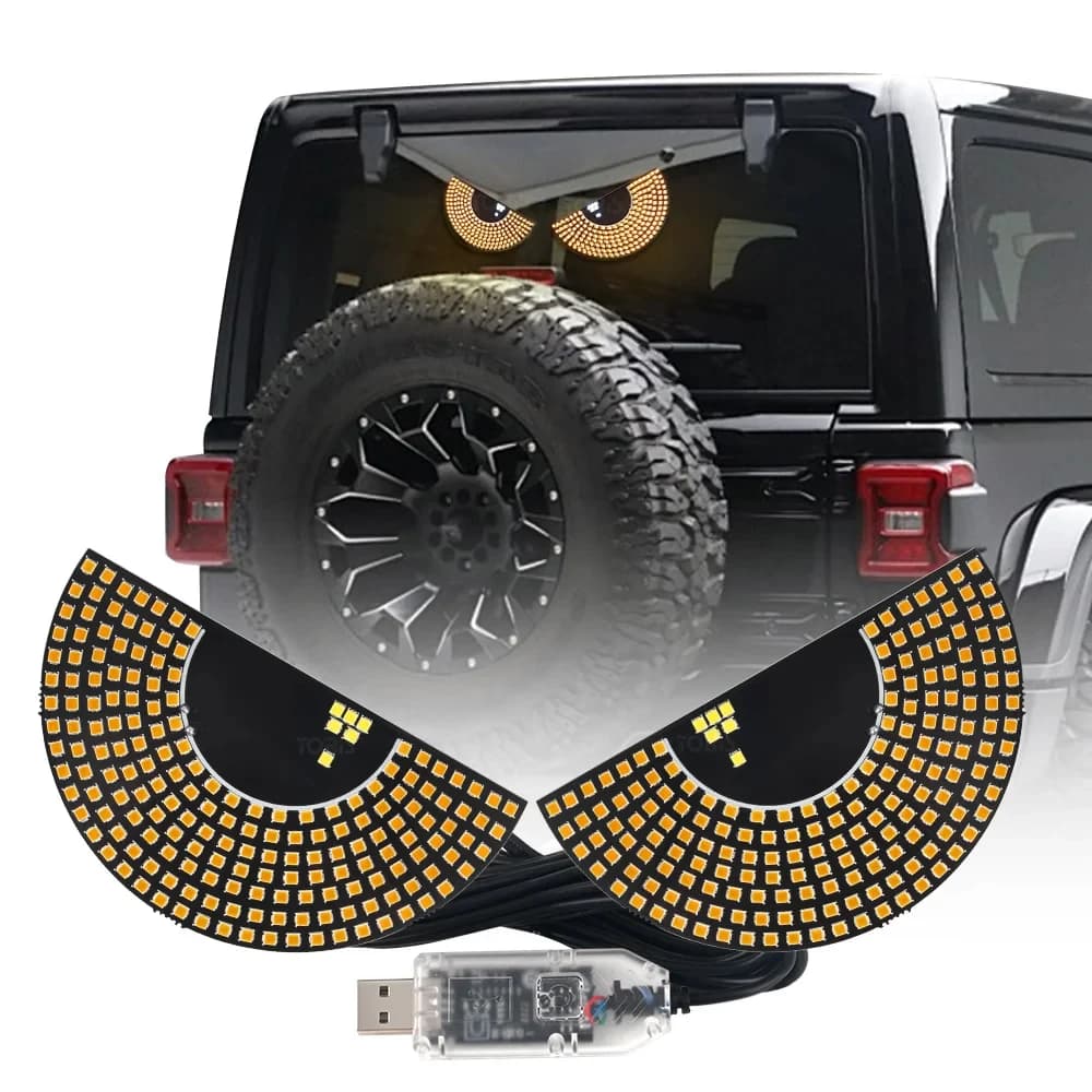 Faro LED Devil Eyes da 2 pezzi con mini indicatore di direzione dell'obiettivo del proiettore per auto Migliora la tua esperienza di guida
