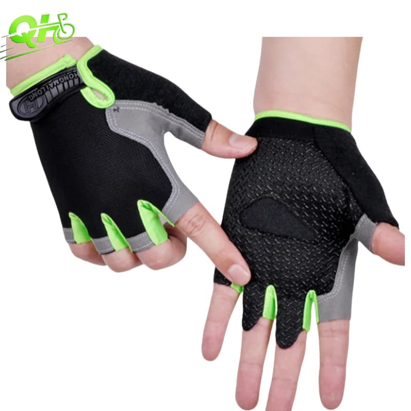Guanti da ciclismo Palestra per uomo Donna Fitness Bodybuilding Sport Traspirante bicicleta Mezze dita Esercizio Allenamento Guant