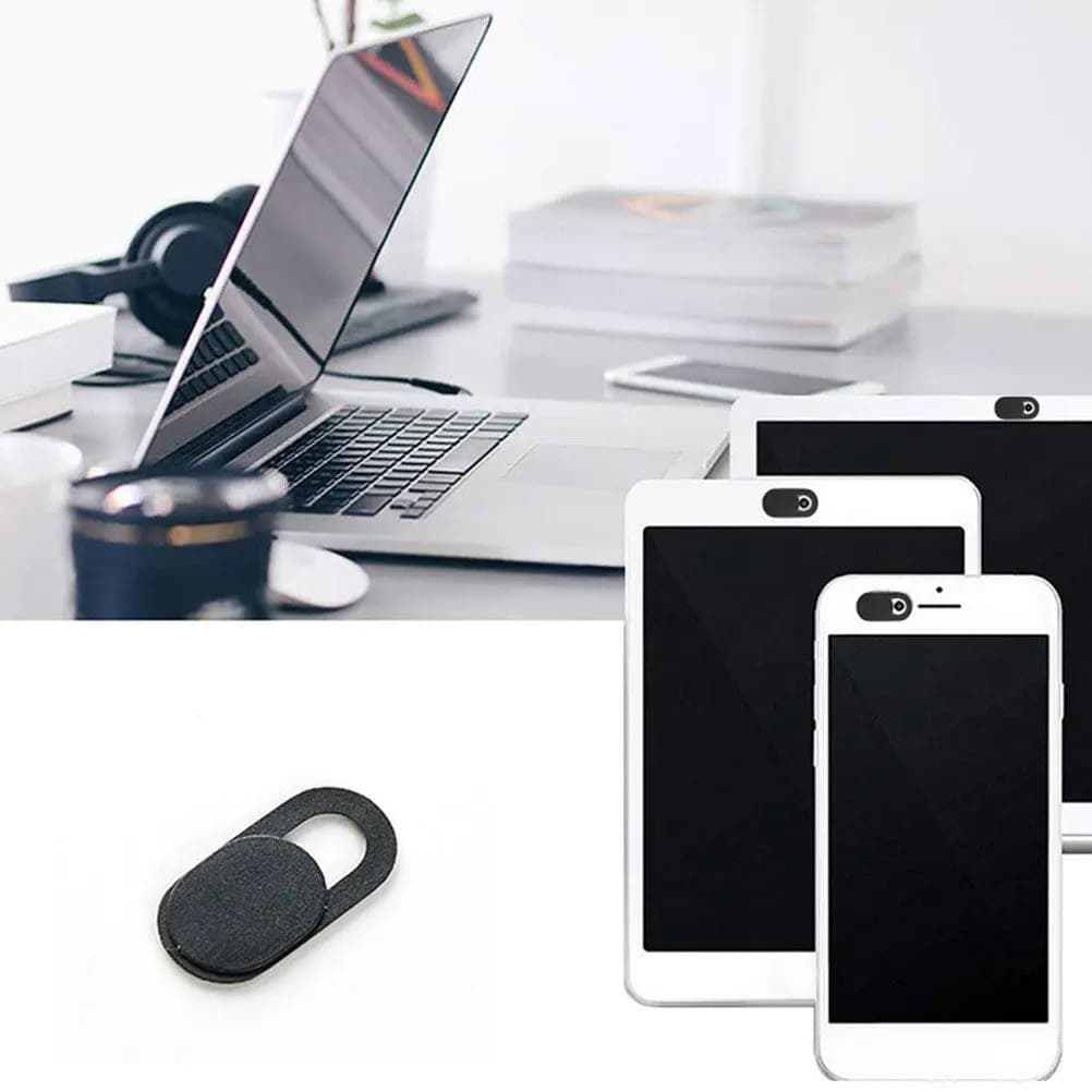 Set di 9 Copri Webcam per Computer, Laptop, Tablet e Smartphone, Ultra Sottili, per Privacy e Sicurezza, Copertura Scorrevole per Webcam Resistente al Calore