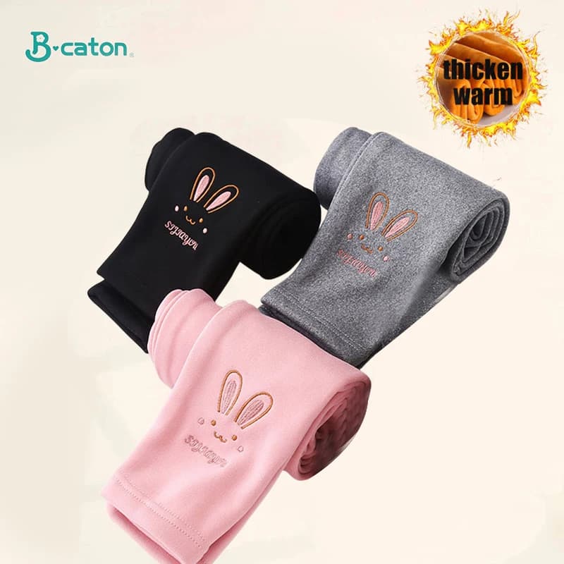 Autunno Inverno Bambini Ragazza Legging Addensare Caldo Bambini Ragazza Caldo Peluche Legging Pantaloni Elastico in Vita Leggings Pantaloni per Bambini