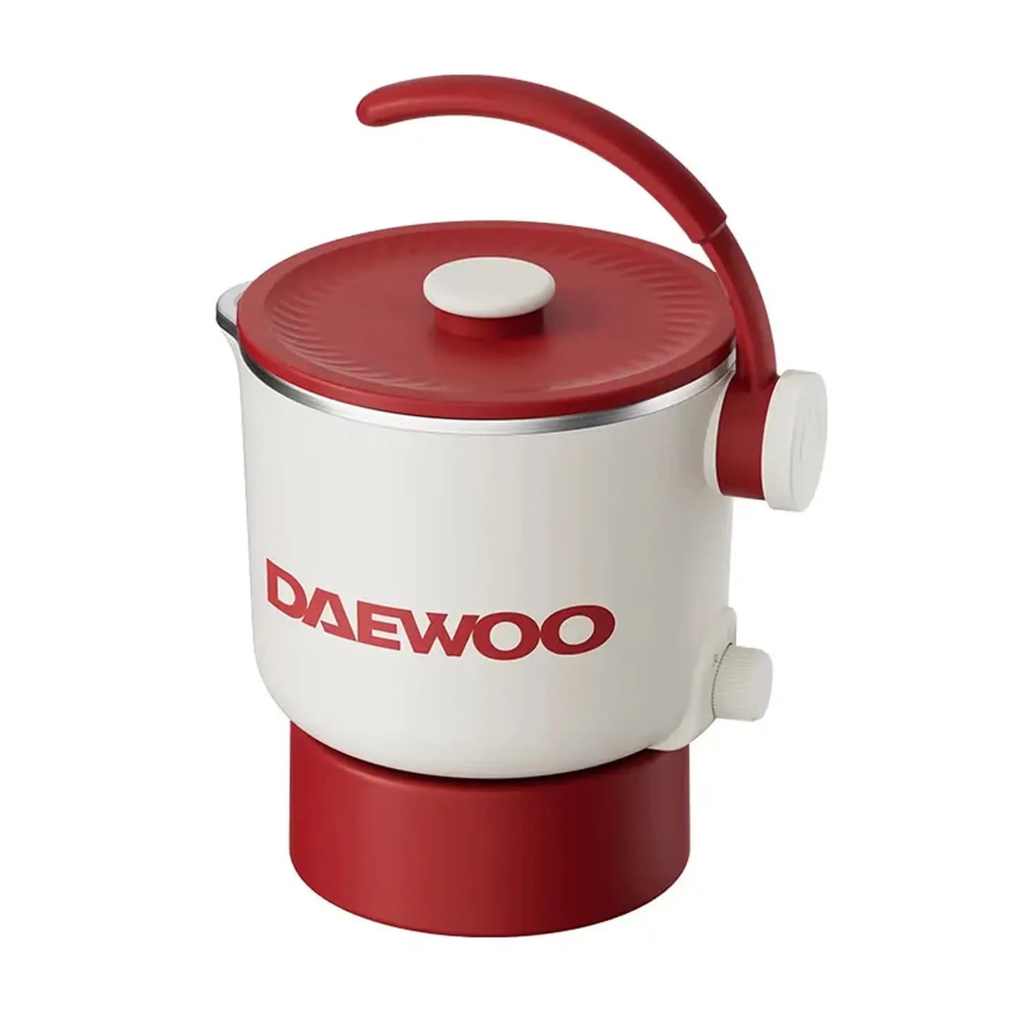 Daewoo S32 Foldable Electric Kettle 800ML Stainless Steel Portable Multifunctional Electric Hot Pot Travel Cooking Pot 600W