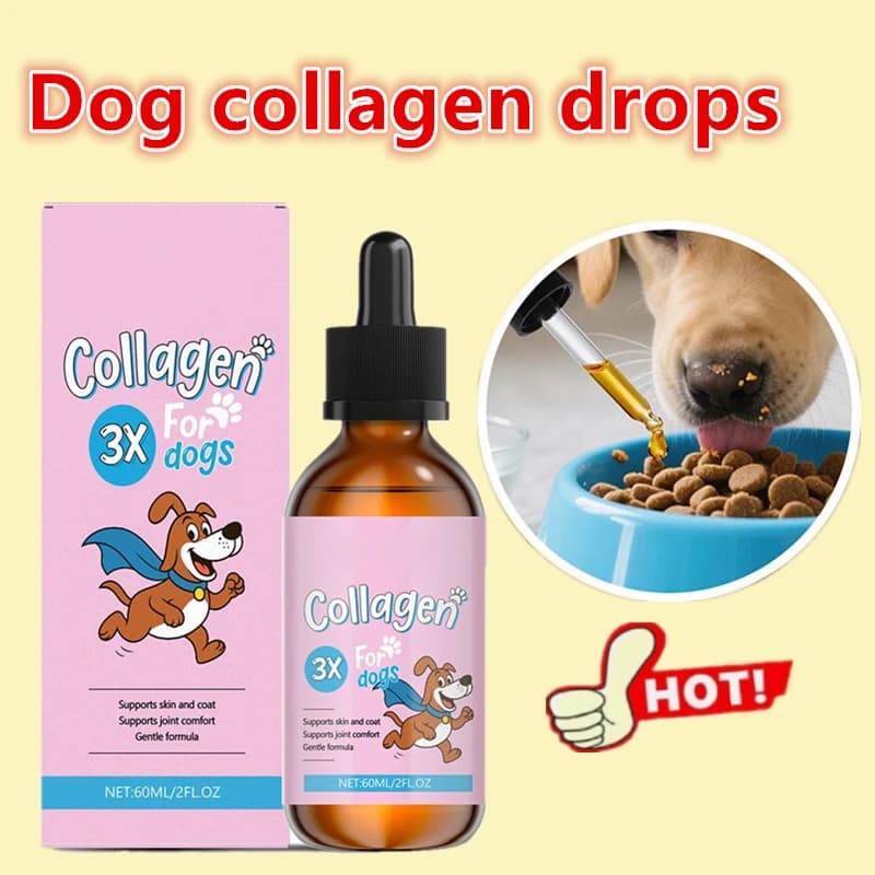 NEW drops of collagen Hot Dog, delicious hairs and skin care to liquid collagen, gentle formula with main food and supplements