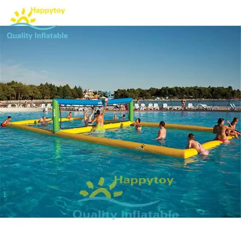 Summer Fun Water Sports Games PVC Inflatable Volleyball Court