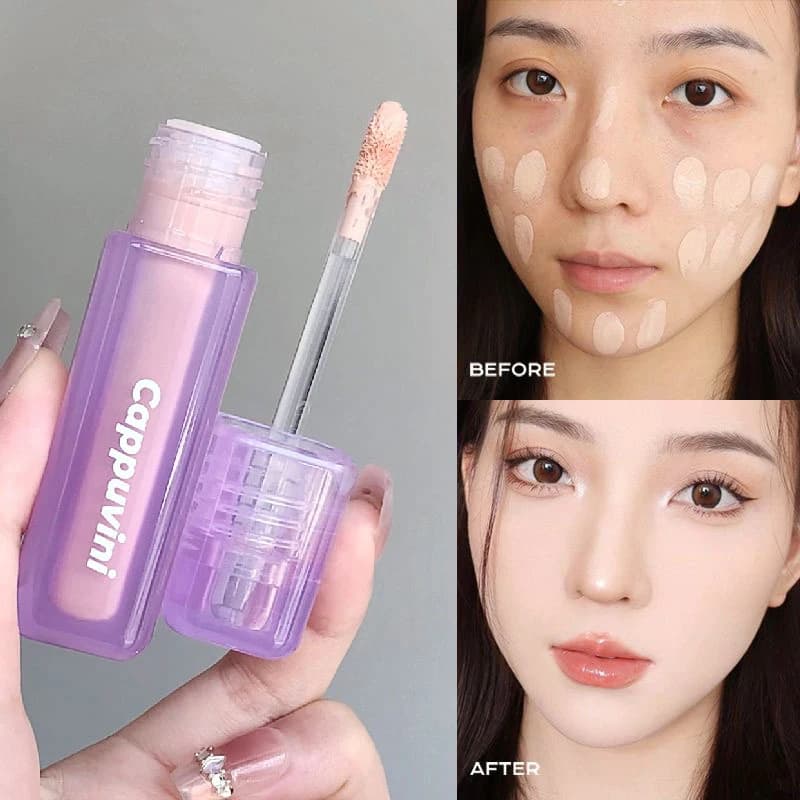 Correttore liquido Leggero Cerchio scuro Pori per imperfezioni - Correttore cremoso minimalizzante Finitura naturale per il trucco della pelle sensibile