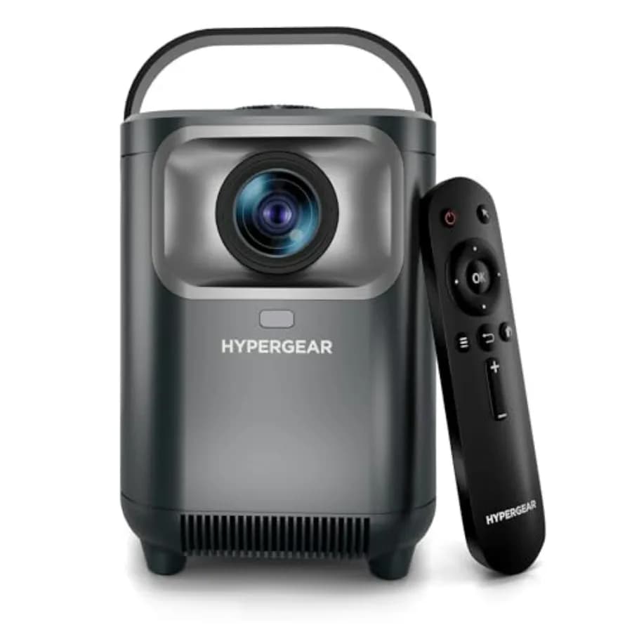 Mini Proiettore Portatile con Wifi, Altoparlante Bluetooth 5W, Immagini da 30-200 Pollici, Film, Giochi, Streaming, Risoluzione HD 1280 x 720p