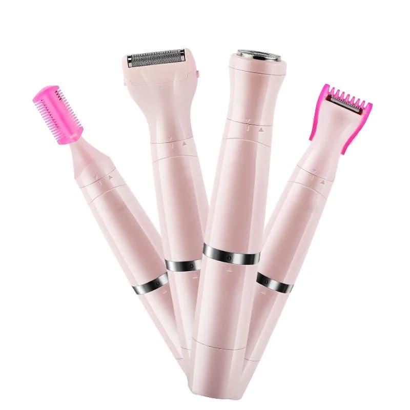 Multifunctional electric epilator 4 in 1 woman face armor Bikini hair removal device Mini female razor refiner for eyebrows