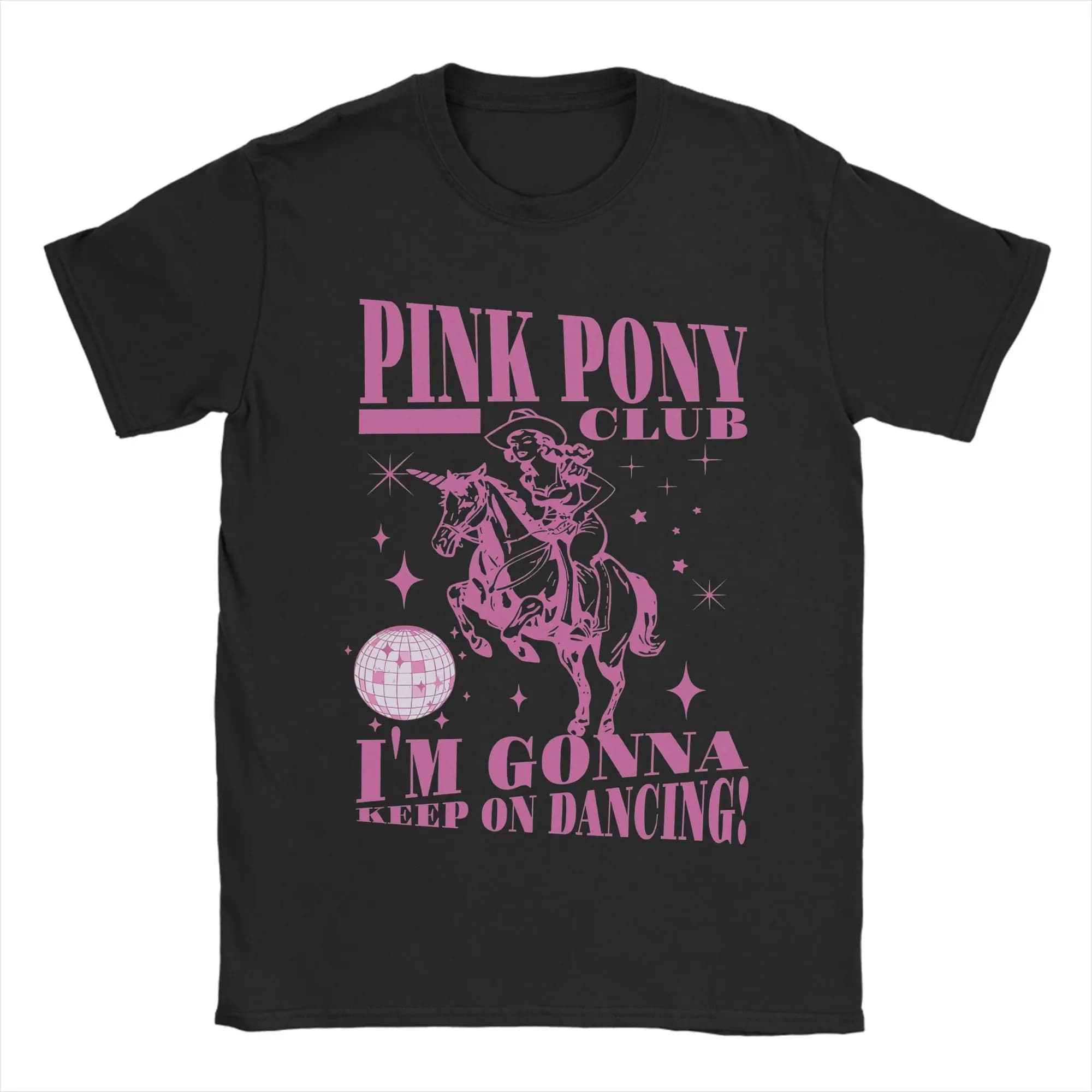 T-shirt Chappell Roan Pink Pony Club per uomo e donna, t-shirt vintage estive, t-shirt hippie con scollo rotondo, top con motivo oversize