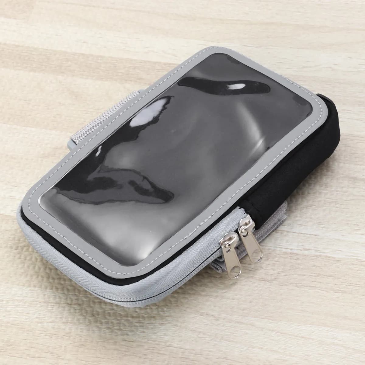 Unisex Racing Armband in Dacron, Waterproof, Elastic and Adjustable, Phone and Key Holder