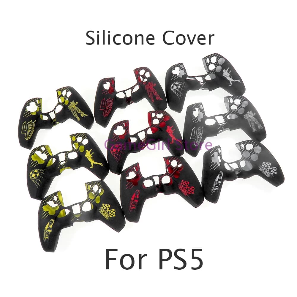 Cover in silicone gel di gomma morbida da 10 pezzi per Playstation 5 per accessori custodia protettiva per controller PS5