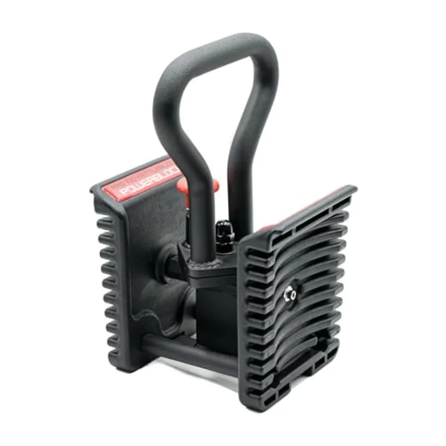 Per Uso Domestico e Commerciale: Impugnatura per Kettlebell Pro 100 con Presa Rotante a 90°, Accessorio Salvaspazio per l'Allenamento della Serie Pro 100 Du