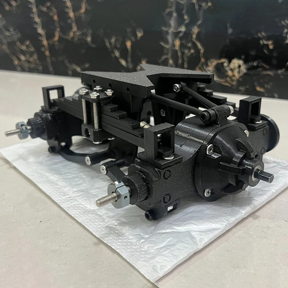 Gruppo sospensione resistente per 1/14 Tamiya RC autocarro con cassone ribaltabile SCANIA 770S VOLVO 750 Mercedes-Benz ACTROS 3363 MAN Giocattoli Parti di automobili