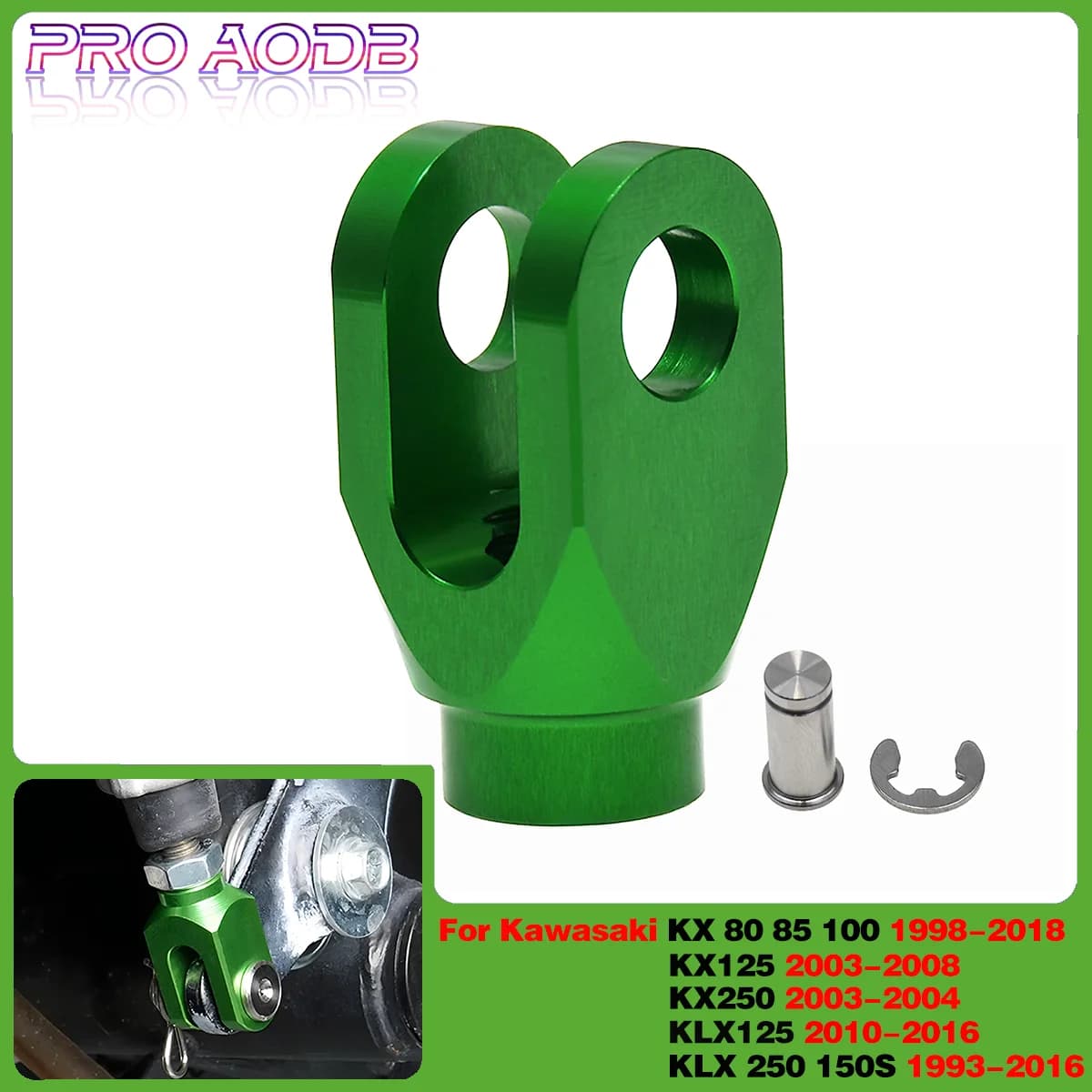 Per Kawasaki KX 80 85 100 125 250 CC KLX125 150S KLX250 Suzuki DRZ 400S 400R 400SM Dirt bike Pompa freno posteriore testa freno dritto