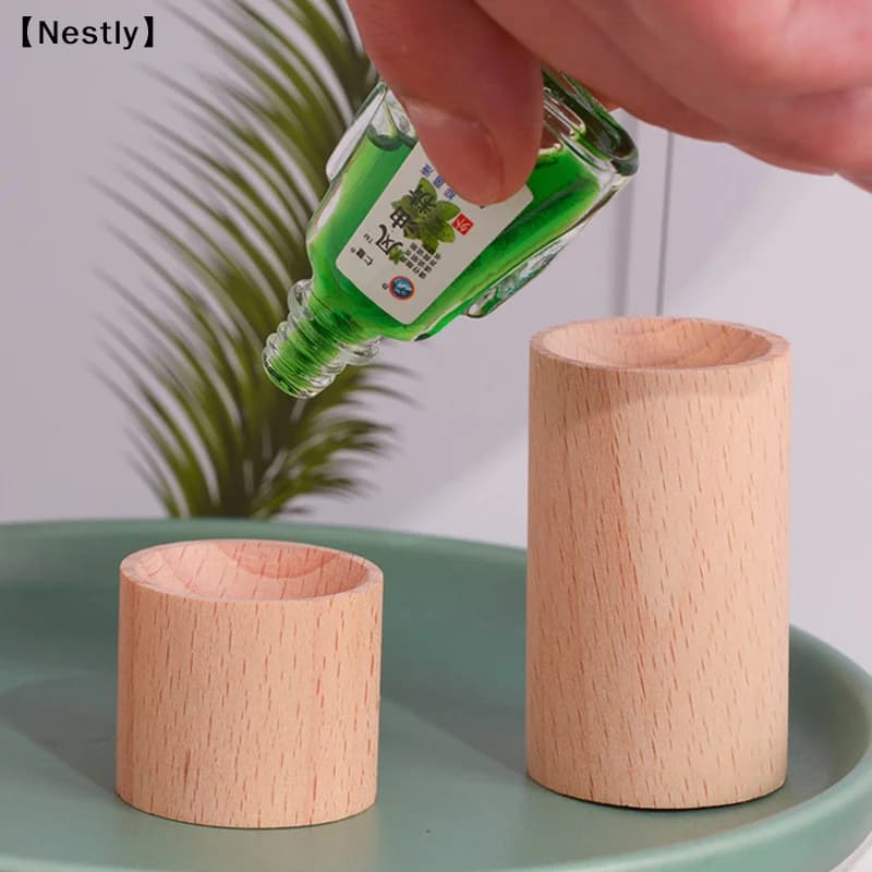 Diffusore di Oli Essenziali Creativo per Interni, Decorazione per Auto, Diffusore in Legno, Ornamenti Profumati in Legno〔Nest〕
