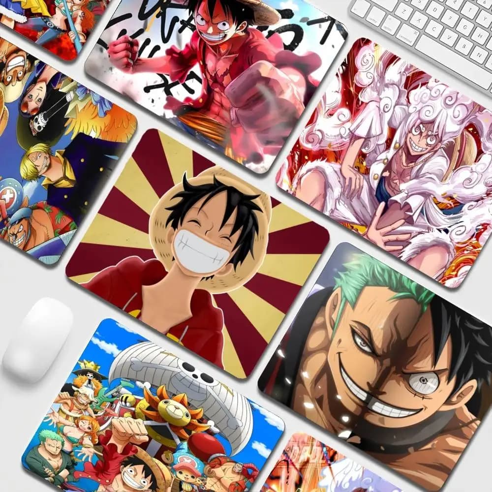 Anime O-One P-Piece Gomma Piccolo Tappetino per mouse addensato Tastiera da gioco Tappetino da tavolo Forniture per ufficio Arredamento della stanza per PC Mouse Tappeto
