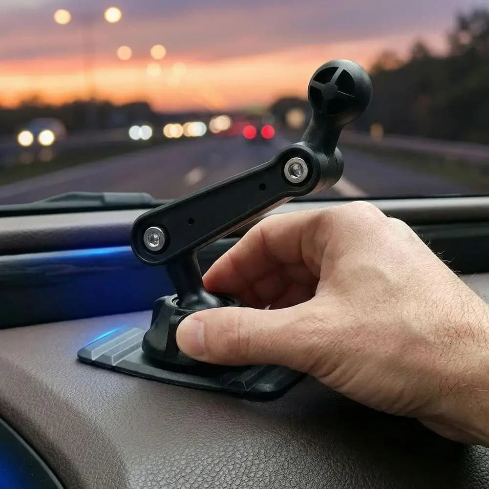 Base a Sfera da 17mm per Supporto Telefono Auto, Base Adesiva per Cruscotto, Supporto per Cellulare, Accessori Auto