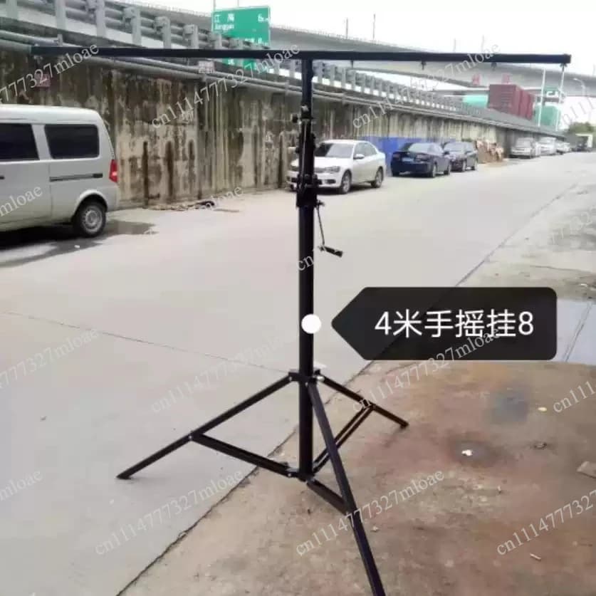 3 m 6 Position Thickened Hand-crank SHELF Stage Lighting Equipment Mobile Lifting Tripod