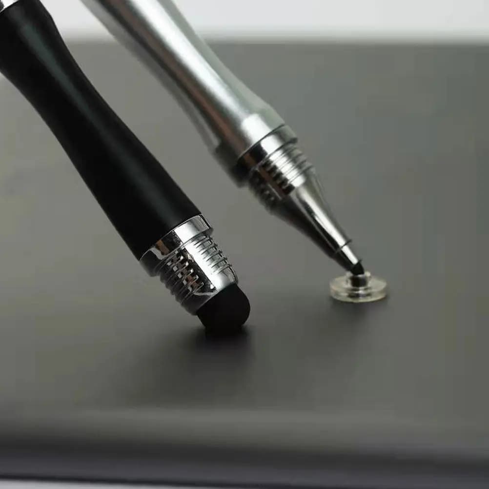 Penna stilo capacitiva universale da 2 pezzi per tablet, smartphone, touch screen, scrittura fluida, disegno di precisione, leggera, senza graffi
