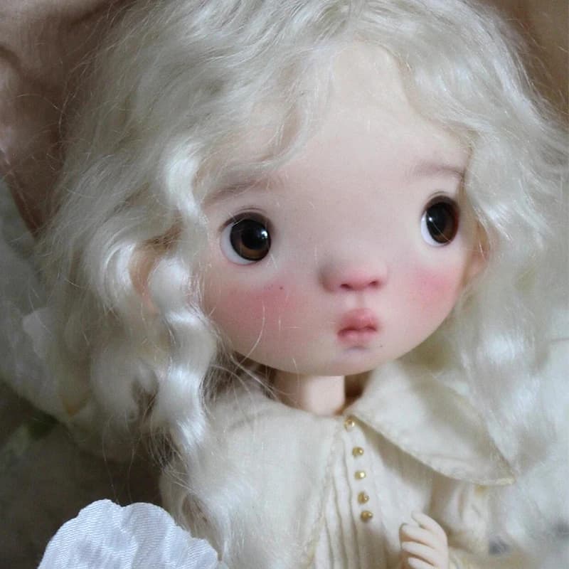 XiaoNiao Bjd Doll GLXiaoLiu Blythe LilliputTravels Testa grande Occhi grandi Orecchie Baby Face Eye Holder Bambole snodabili a sfera Reborn