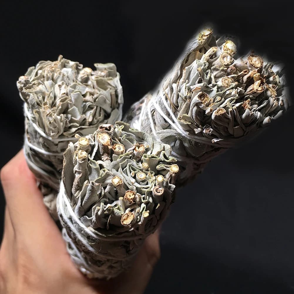 Incense White Sage Bundle Smudge Sticks Home Purification Bundles Smudge Sticks Home Cleansing Portable Burning Aromatherapy