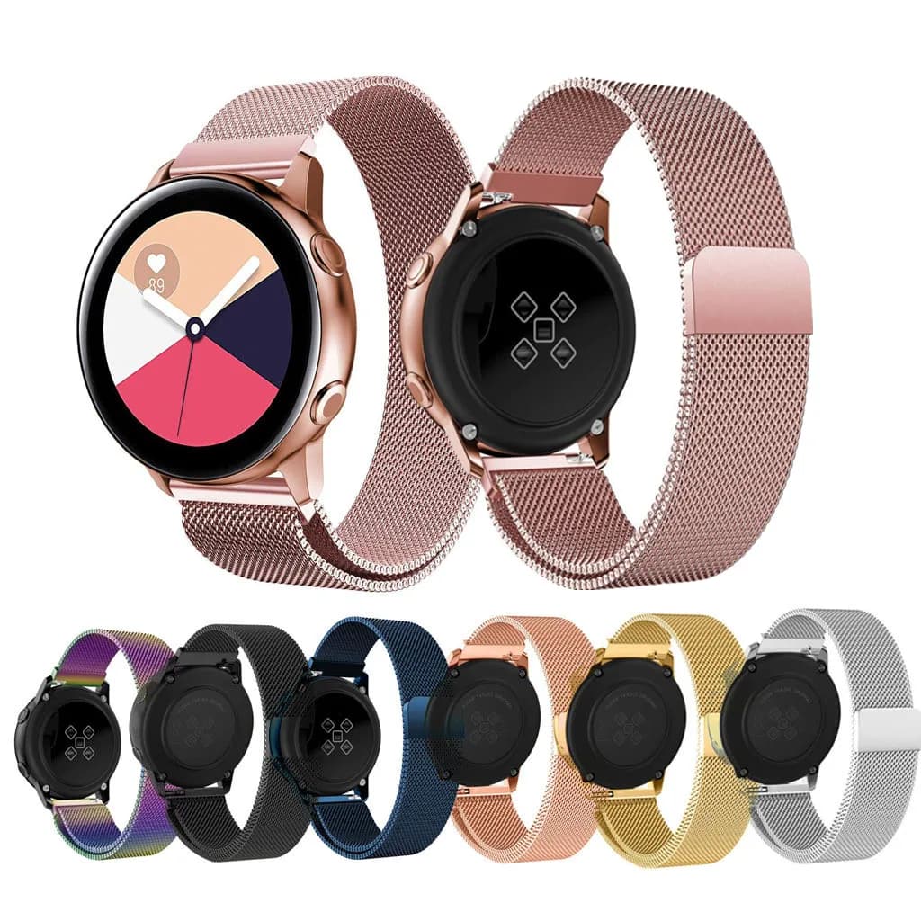 Cinturino per orologio alla moda per Samsung Galaxy Watch 4 6 5 Active 2 Cinturino da polso di lusso per Huawei GT3 4 Bracciale intelligente da donna