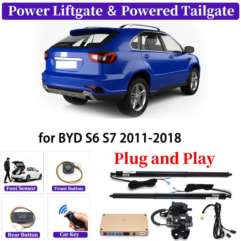 ZJCGO per BYD S6 S7 2011-2018 OEM Aggiornamento Auto Kit Portellone Elettrico Automatico Smart Auto Sistema Portellone Elettrico Plug and play