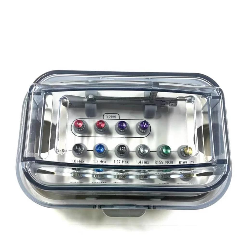 Wholesale Price Huasheng Dental Implant Torque Wrench Ratchet Kit Short Long 16 Hand Drivers Manual Power Source