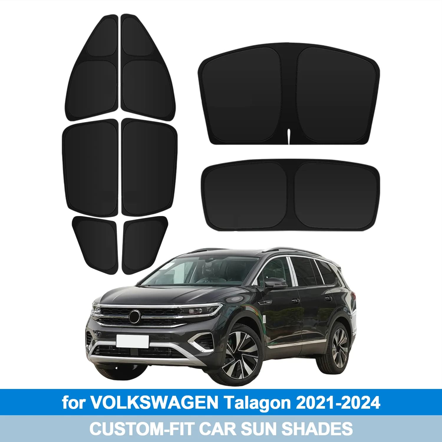 Per VOLKSWAGEN Talagon 2021-2024 Parabrezza Parasole Finestre Laterali Shades Copertura Visiera Parasole Scudo Protezione Privacy