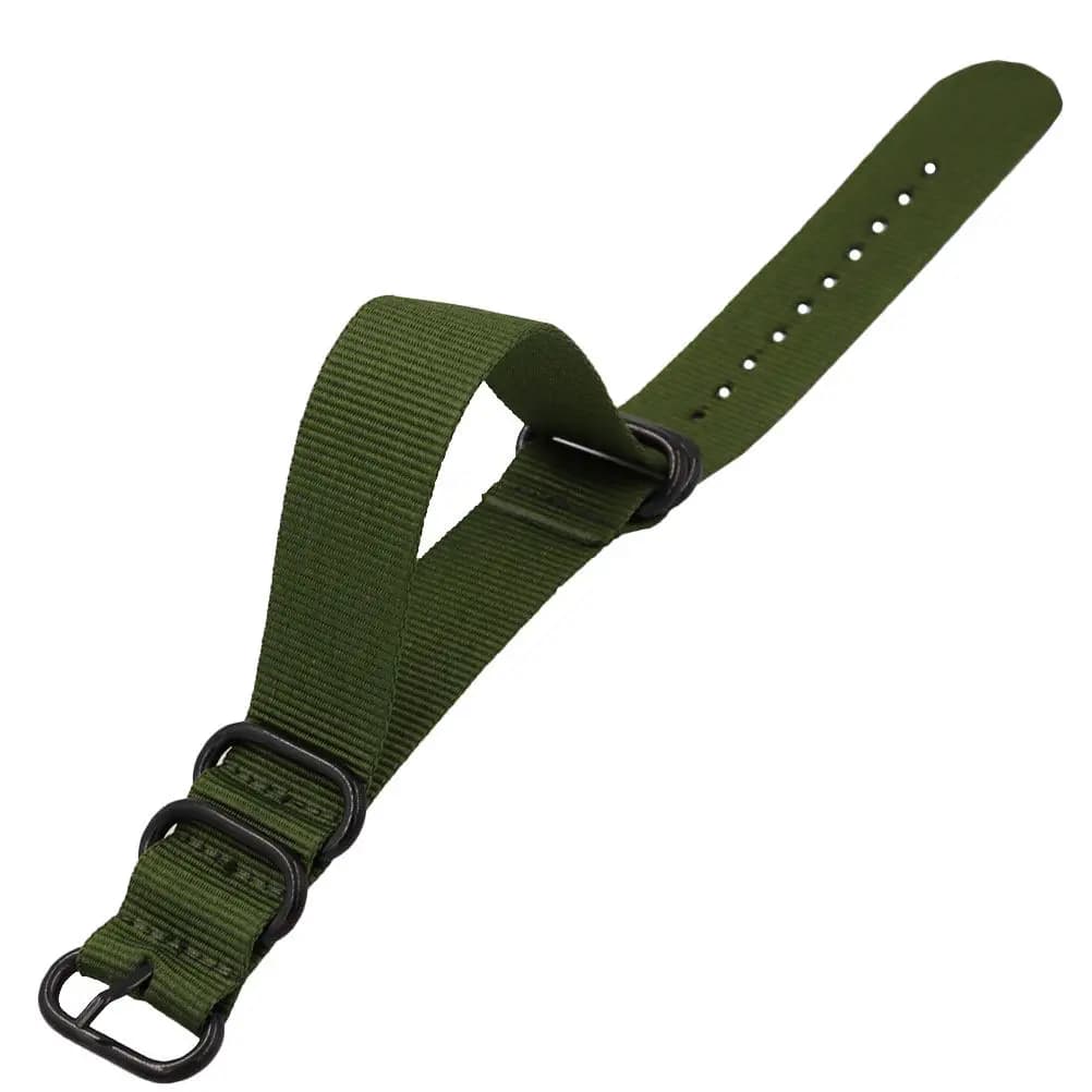 Cinturino in tela di nylon da 22 mm, grigio, resistente e regolabile, per la sostituzione dello smartwatch, accessorio per orologio da polso da uomo