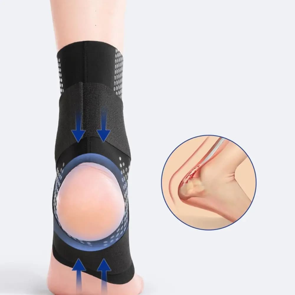 Supporto tendine Fascite plantare Calzini per piedi Sport Protezione per caviglia Tutore per caviglia Protezione per sport all'aria aperta Manicotto di supporto per compressione