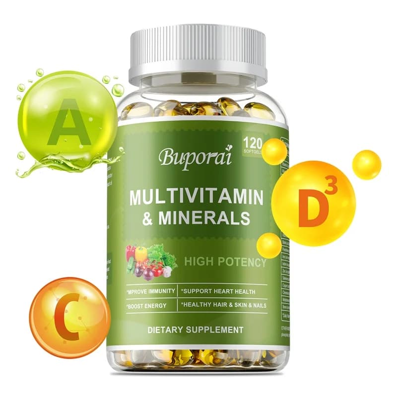 Multivitamin Vitamins and Minerals Supplement - Supports Digestion, Skin Health & Antioxidant Defense for Adults