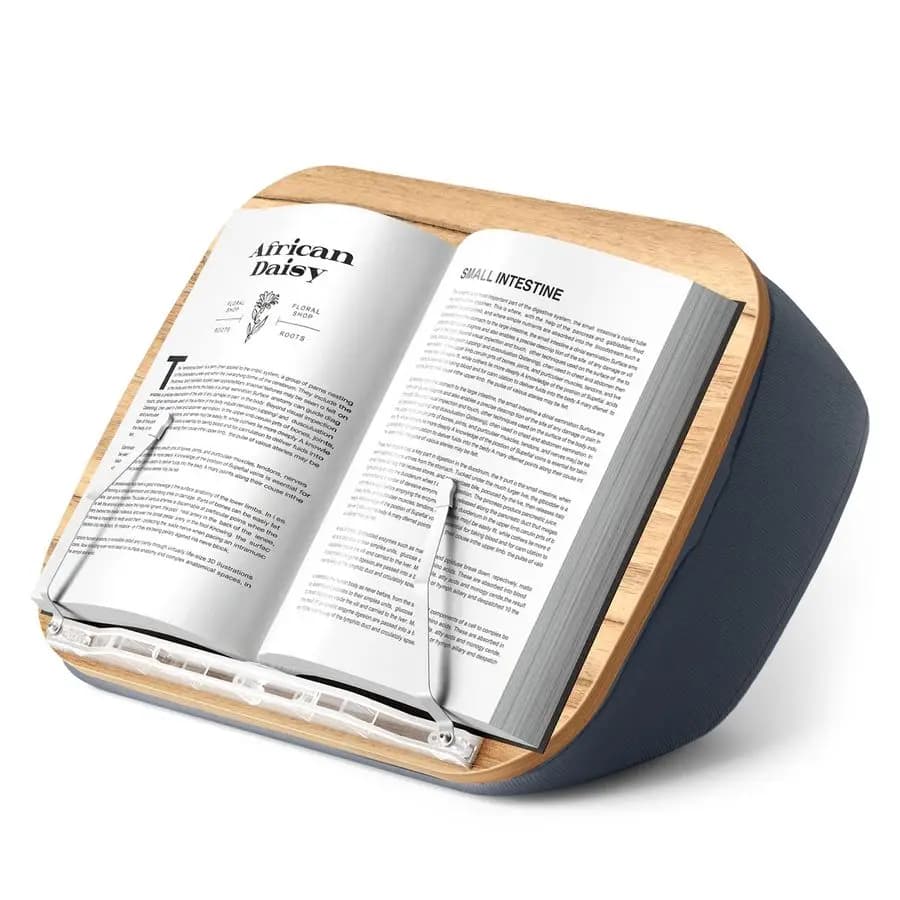 Support for Reading Books in Free Hands, Convenient Reading Bearing, Minimizes Collo Voltage, Perfect Idea for Book Lovers in Dormitory