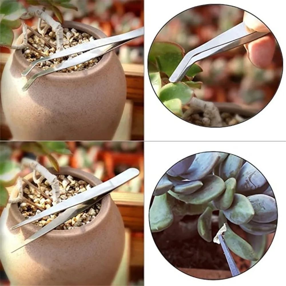 Stainless Steel Gardening Kit with Waterproof Mat, Power Supplies, Succulent Plant Tools, Multifunctional Ergonomic Handle