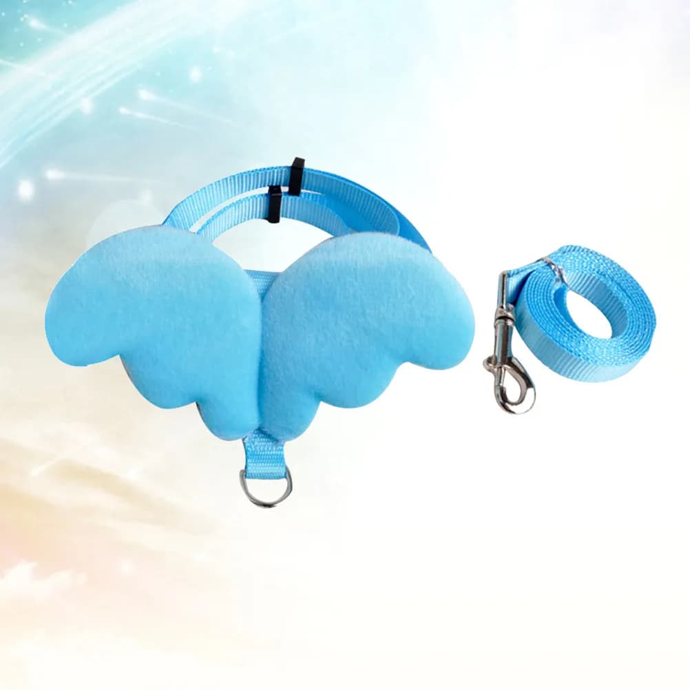 Pettorina a H per Cani e Gatti, Regolabile, Traspirante in PVC e Nylon, per Addestramento Estivo, con Guinzaglio e Controllo Comfort