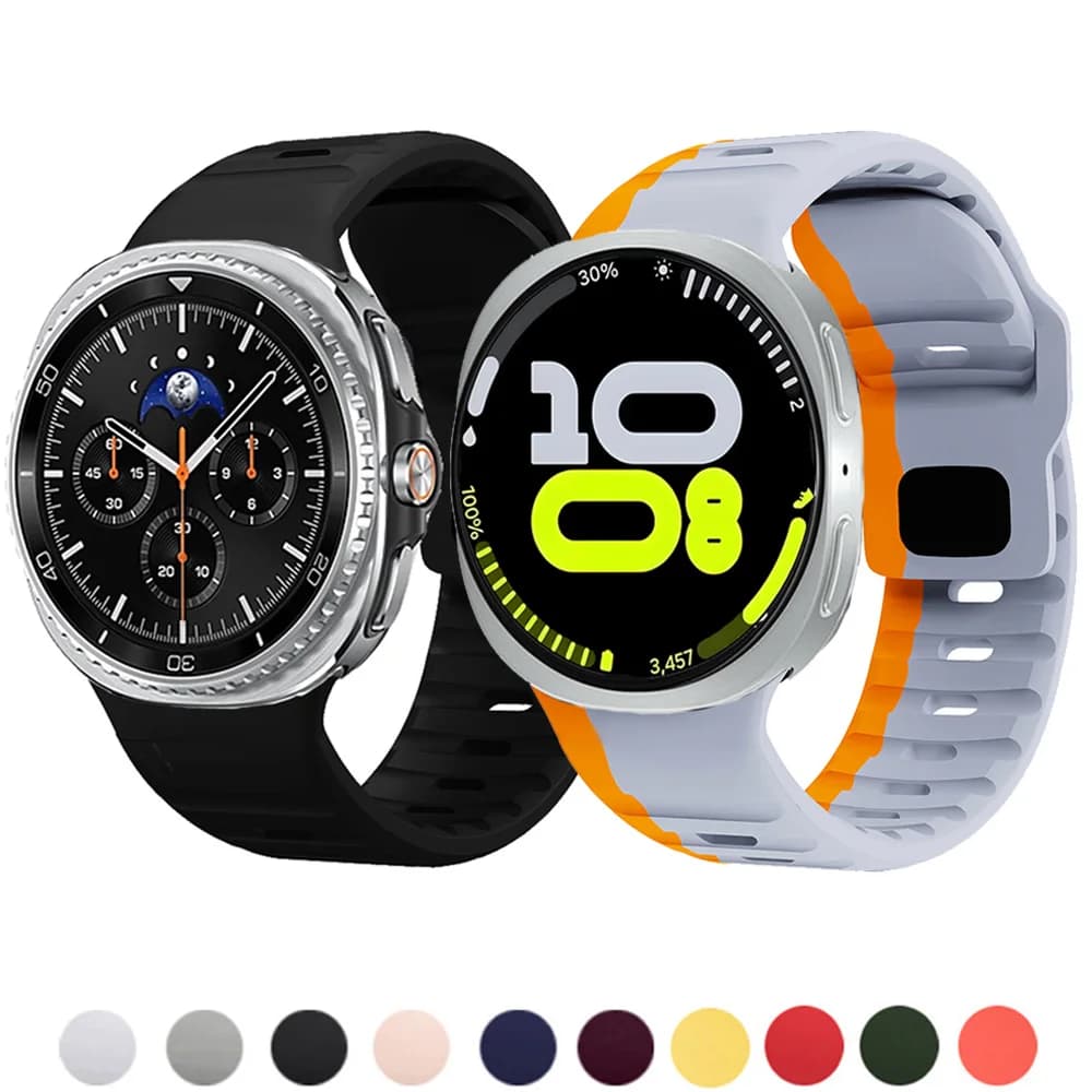 Strap for Samsung Galaxy watch 8 strap 40mm 44mm sports strap breathable silicone strap galaxy watch 8 classic strap 46mm