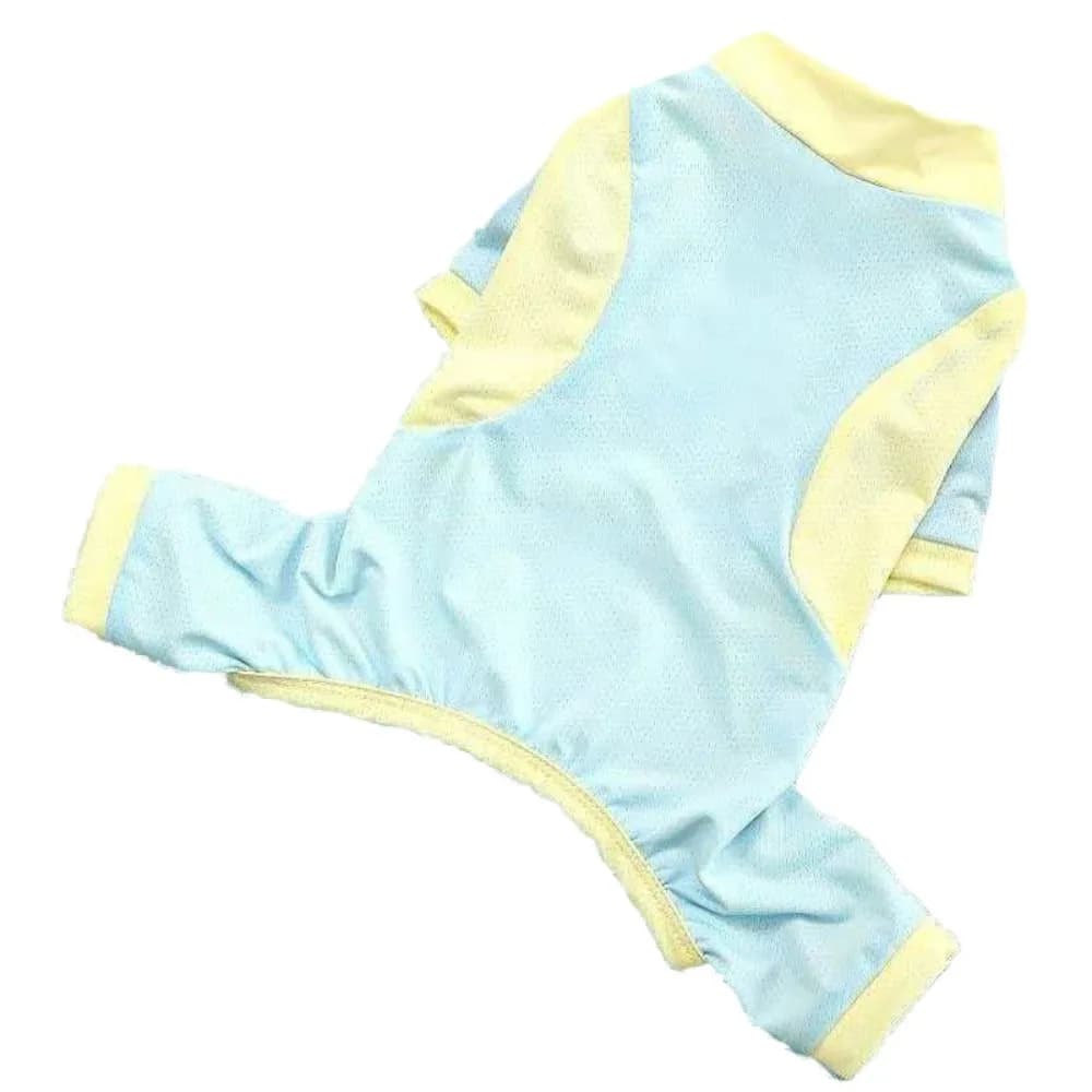 Thin Breathable Cooling Dog Jumpsuit Cool Feeling Sun Protection Dog Sunscreen Costume Lightweight Quick Drying Cooling Suit