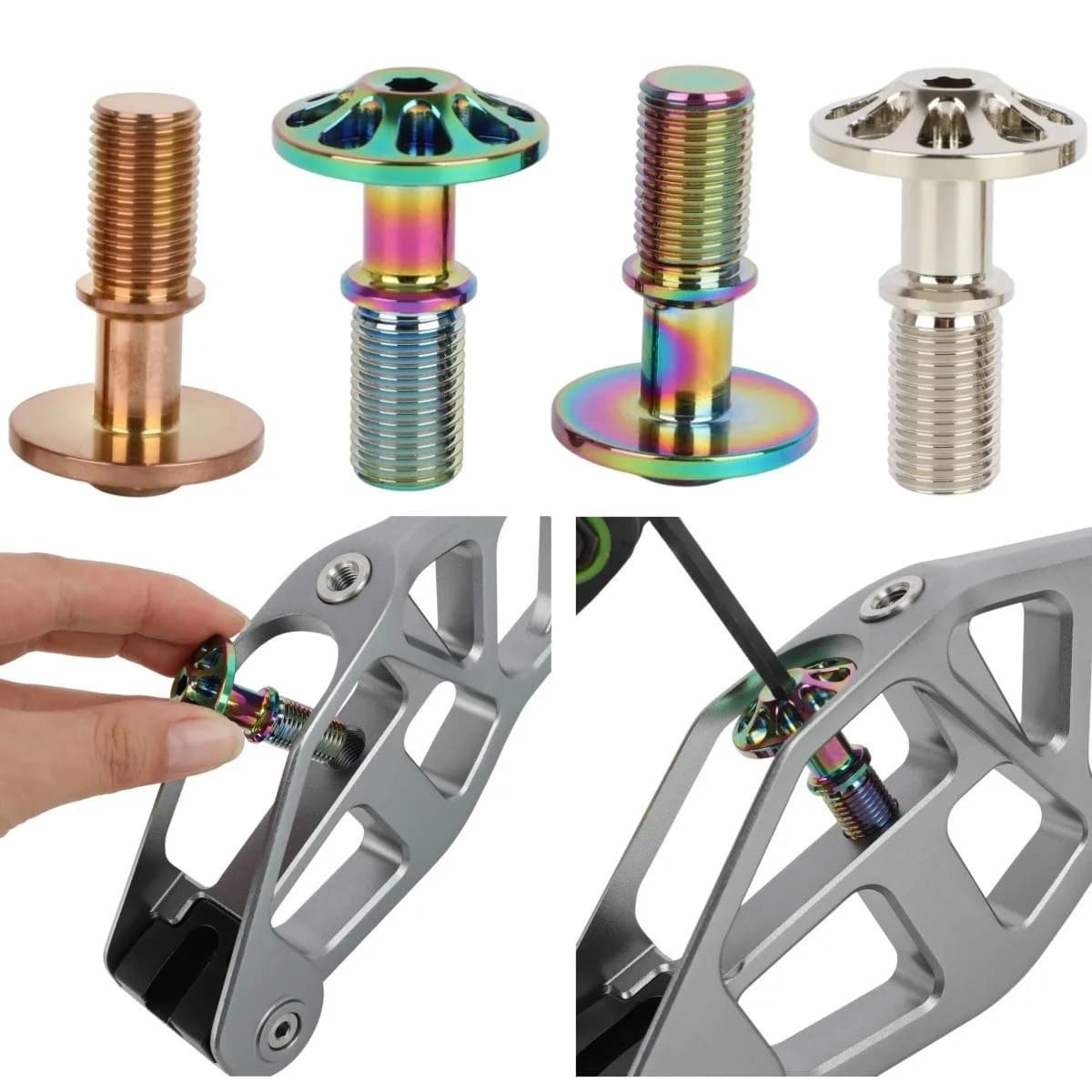 2X ILF Recurve Bow Riser Screw Mounting Limb Thread Screw Shooting Target Sports Competition Beginner Recurve